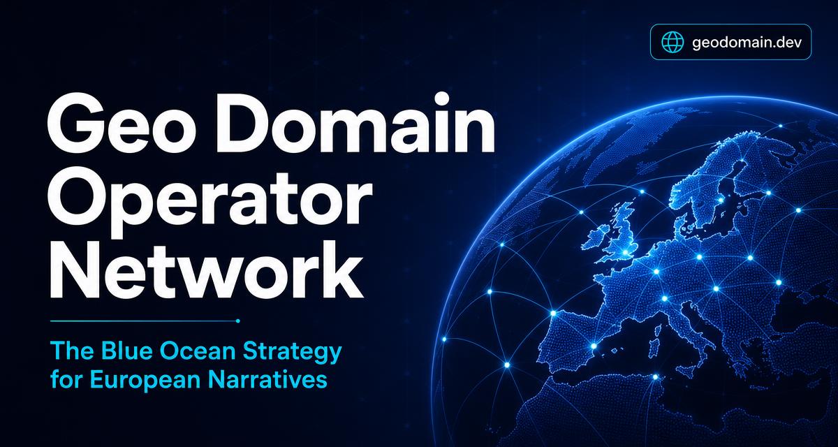 Vision · Blue Ocean — Geo Domain Operator Network branded OG card